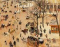 place du theatre francais 1898 Camille Pissarro